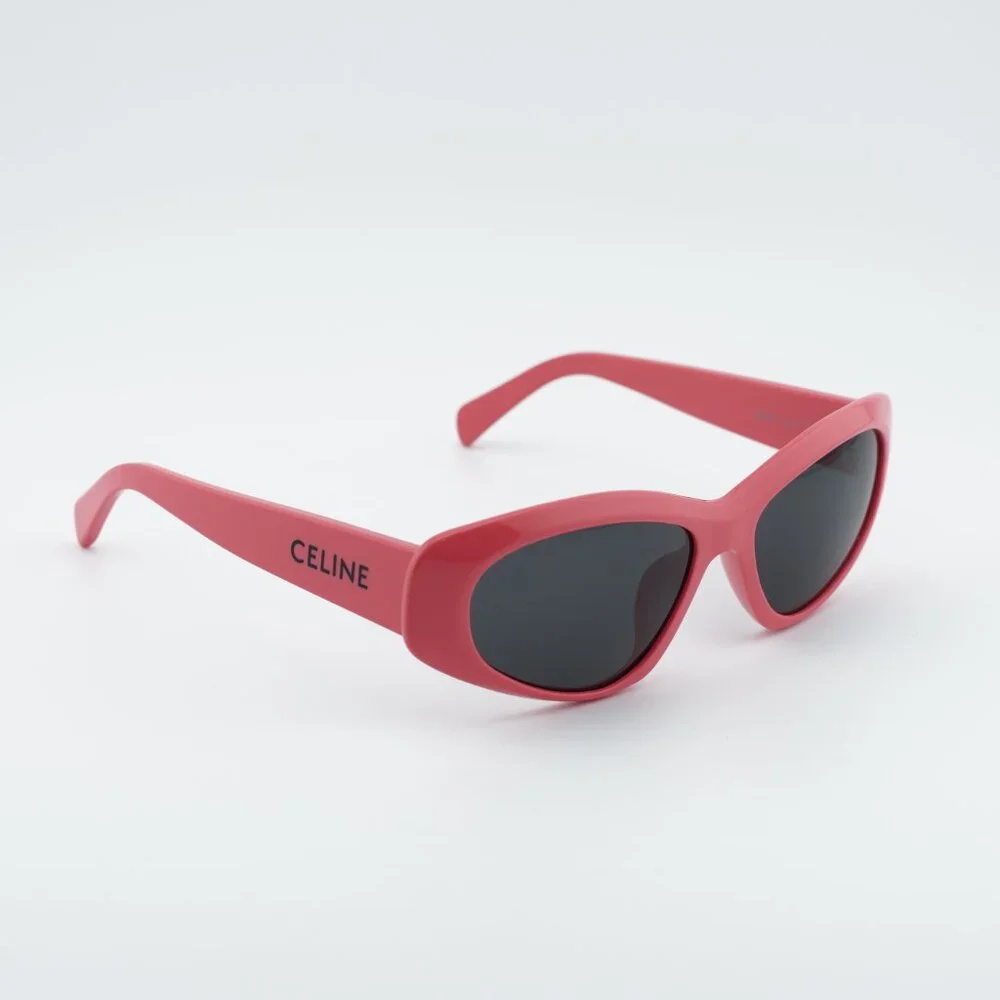 Celine CL40279U 72A Sunglasses Pink Cat Eye Frame, Grey Lenses - Picture 4 of 10